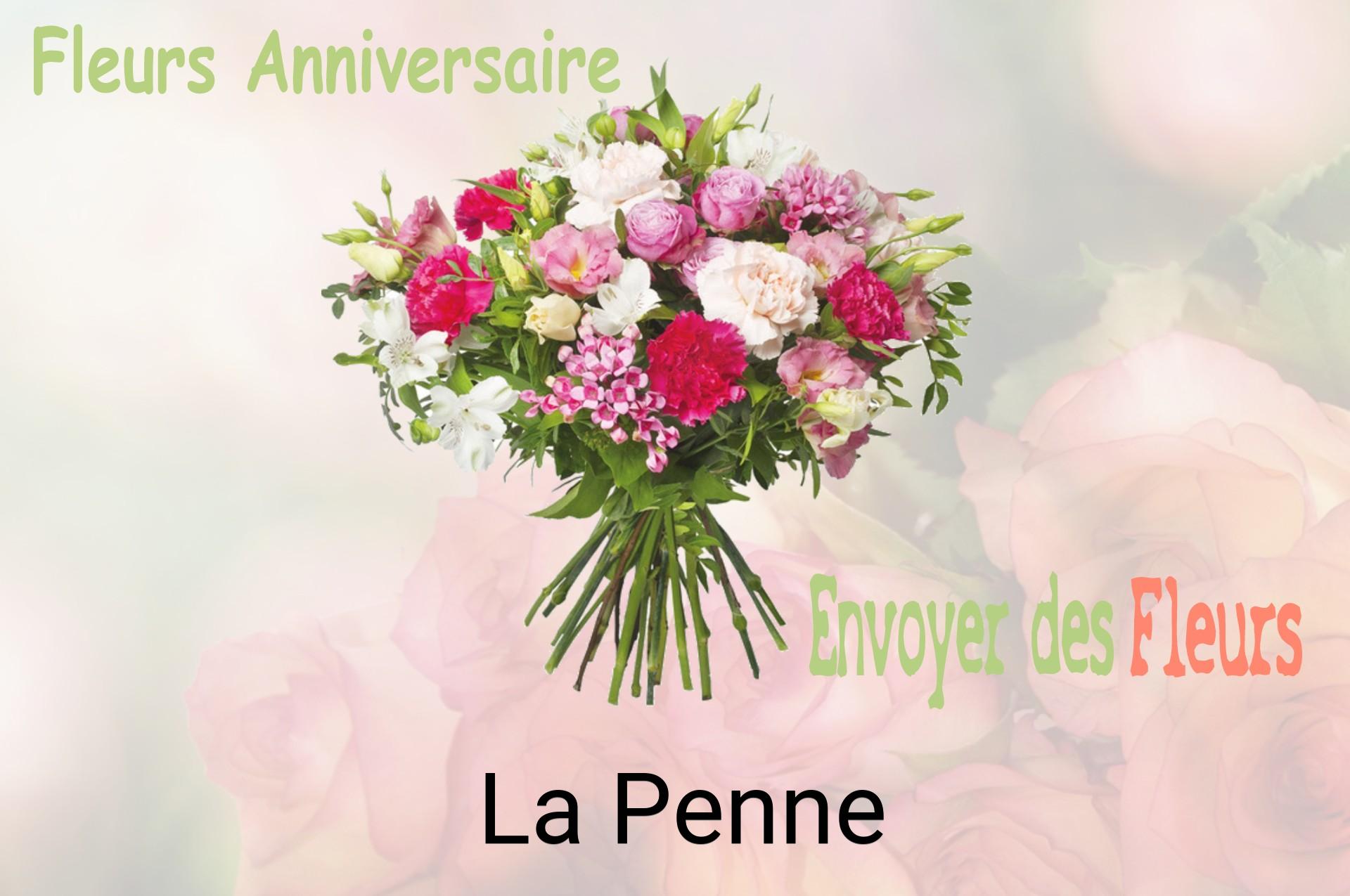 Bouquet de fleurs d’anniversaire livré à La Penne